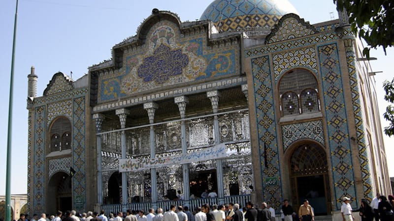 Shazdeh hosein holy shrine or imam zade hossein in qazvin